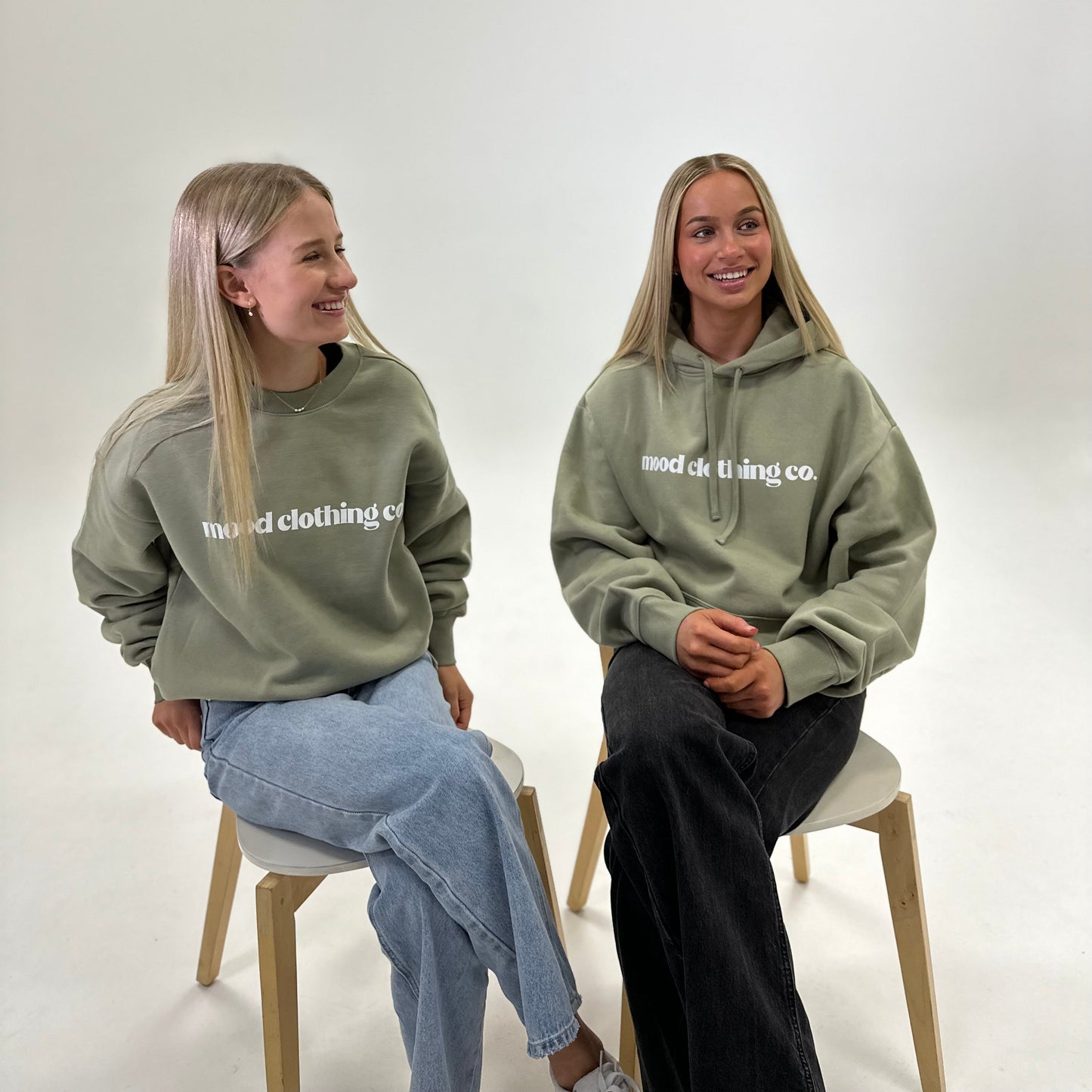Olive oversized hood