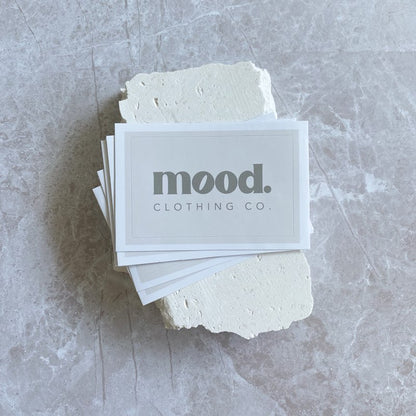 Mood Clothing sticker pack